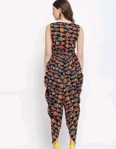 Cute Owl Print Dhoti jumpsuit