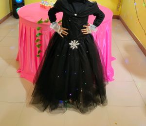 Black Gown With Led Lights