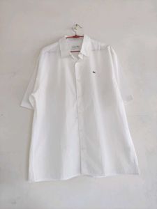 Lacoste White Short Sleeve Shirt