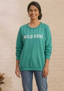Teal "Wild Soul" Sweatshirt
