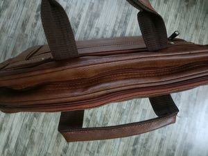 Vintage Brown Leather Briefcase Bag