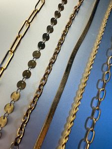 6 Pieces Golden Bracelets