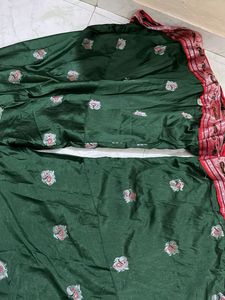 Green Kurta Set with Palazzo Pants