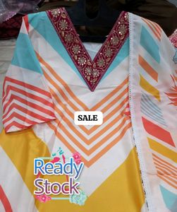 Muslin Silk Suit
