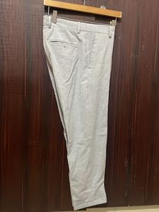 Men's light Grey Formal Trousers