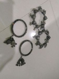 Set Of Oxidised Bangle