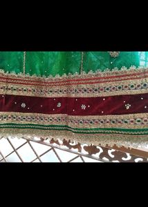 Beautiful Emerald Embroidered Lehenga