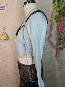 Cute Light Blue Cardigan