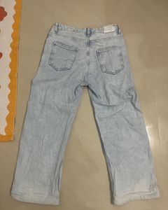 Light Wash Wide Leg Jeans