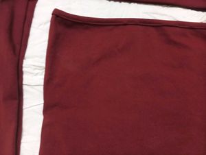 Chic Maroon Tube Top with Scarf