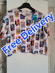 Disney Mickey &amp; Friends Graphic T-Shirt [Free Deli