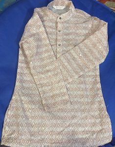 kids thread work Kurta with sequin