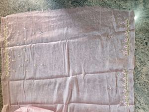 Stunning Pink Embellished Saree