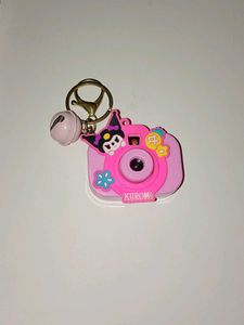 Kuromi Camera Keychain