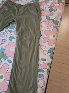 Men's Olive Green Casual Pants