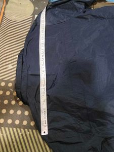 Navy Blue Coat Light Polyester