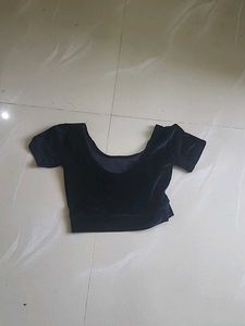Black Velvet Blouse