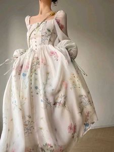 Floral Vintage Style Gown
