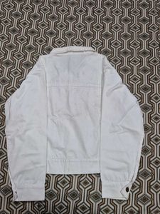 Classic White Denim Jacket