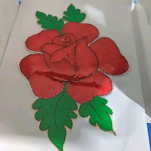 Rose Showpiece with Rhinestones
