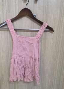 Smocked Babydoll Tank Top