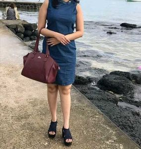 Roadster Denim Sleeveless Dress (Size S/34 Bust)