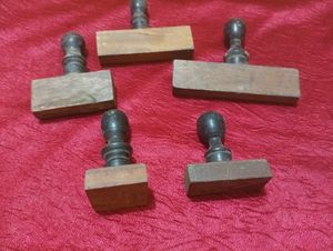 Very Old Wooden Stamps