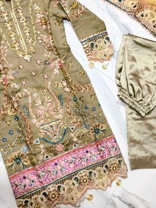 Pakistani Designer suit plazzo dress with dupatta
