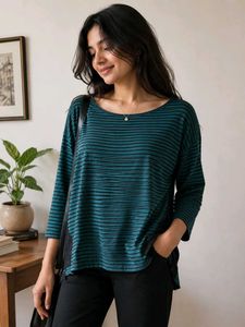 Striped Long Sleeve Tunic