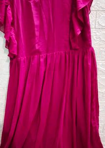 Elegant Fuchsia Maxi Dress