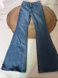 flared korean style jeans