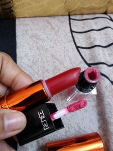 renee liquid lipstick and MILA beauty