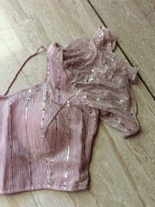 Sparkly Pink Blouse