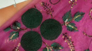 Onion Colour Saree With Blouse And Petticoat
