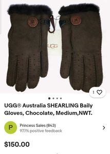 UGG Brown Gloves