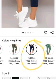 Branded Yoga Capri Free Size Fit For 30 To 38