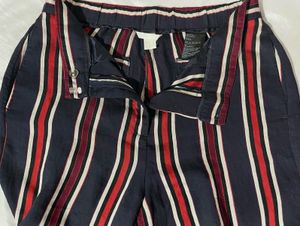 H&amp;M Striped Wide-Leg Pants