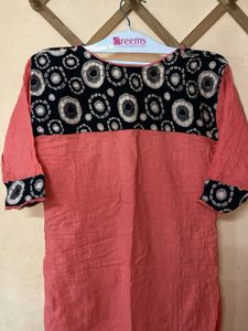Coral Print Kurta