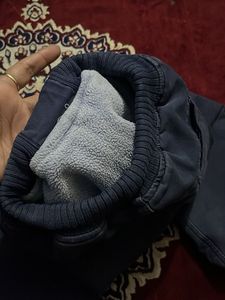 Boys furry quilt Blue Pants