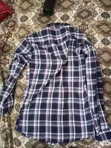 Men's Casual Checked Shirt XL Size 42
