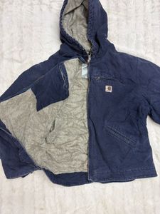 Carhartt Navy Blue Hooded Jacket