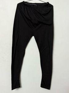 Wool Black Leggings