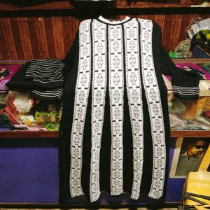 Woolen Anarkali Kurti Set