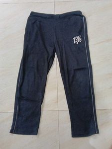 Comfortable Grey Joggers with "Love" Print