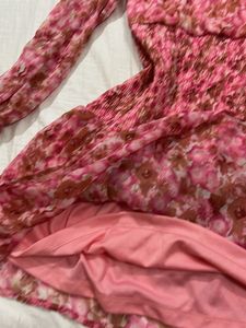 VERO MODA Pink Floral Mini Dress