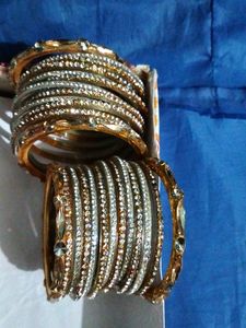 Zercon Stone Work Bangles Set