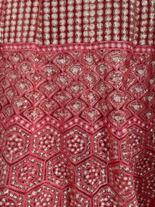 Pink Sparkly Sequins Work Lehenga