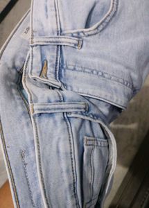 Light Wash Cargo Jeans
