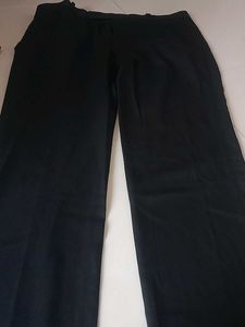Men's Black Straight Leg Pants