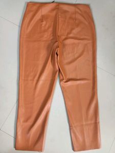 Plus Size Ankel Length Leather Pant Fits 38 To 44